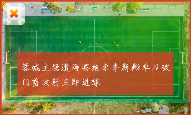 蓉城主场遭海港绝杀李新翔单刀破门首次射正即进球